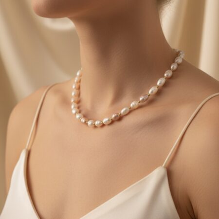 Mixed Pearl Baroque Set (Necklace & Earrings)